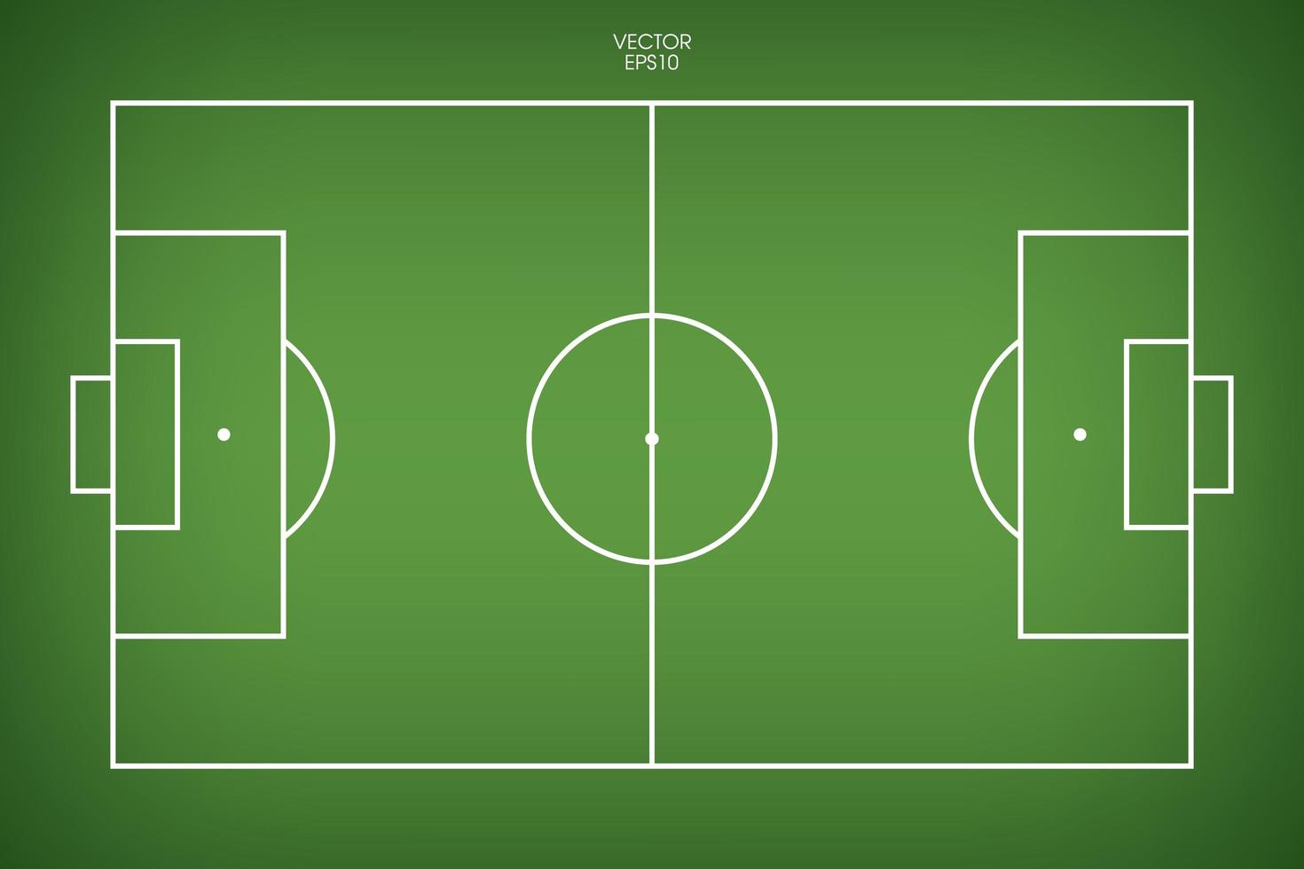 fotbollsplan eller fotbollsplan bakgrund. grönt gräsplan för att skapa fotbollsmatch. vektor. vektor