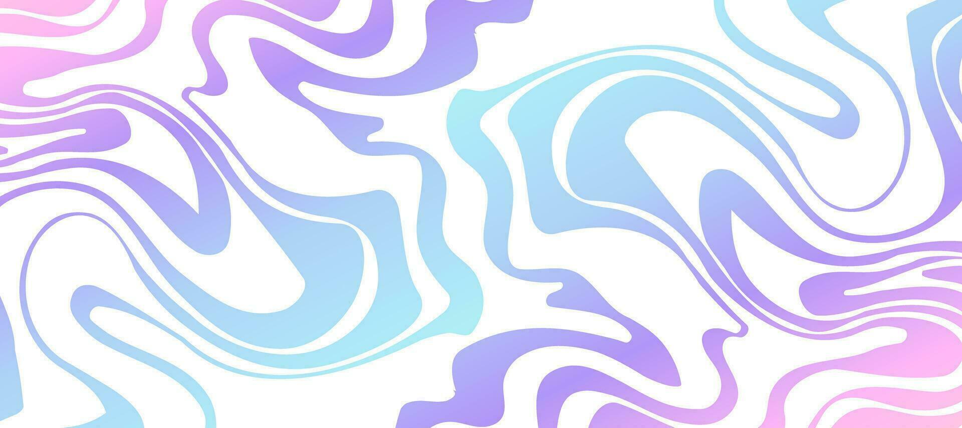 abstrakt Acryl Hintergrund mit Wellen Aquarell vektor