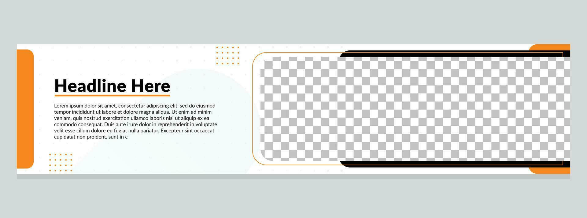 modern företag hemsida horisontell ad baner design mall vektor orange och vit illustration rubrik minimal abstrakt, social media edin Facebook omslag Foto flygblad inbjudan kort bakgrund