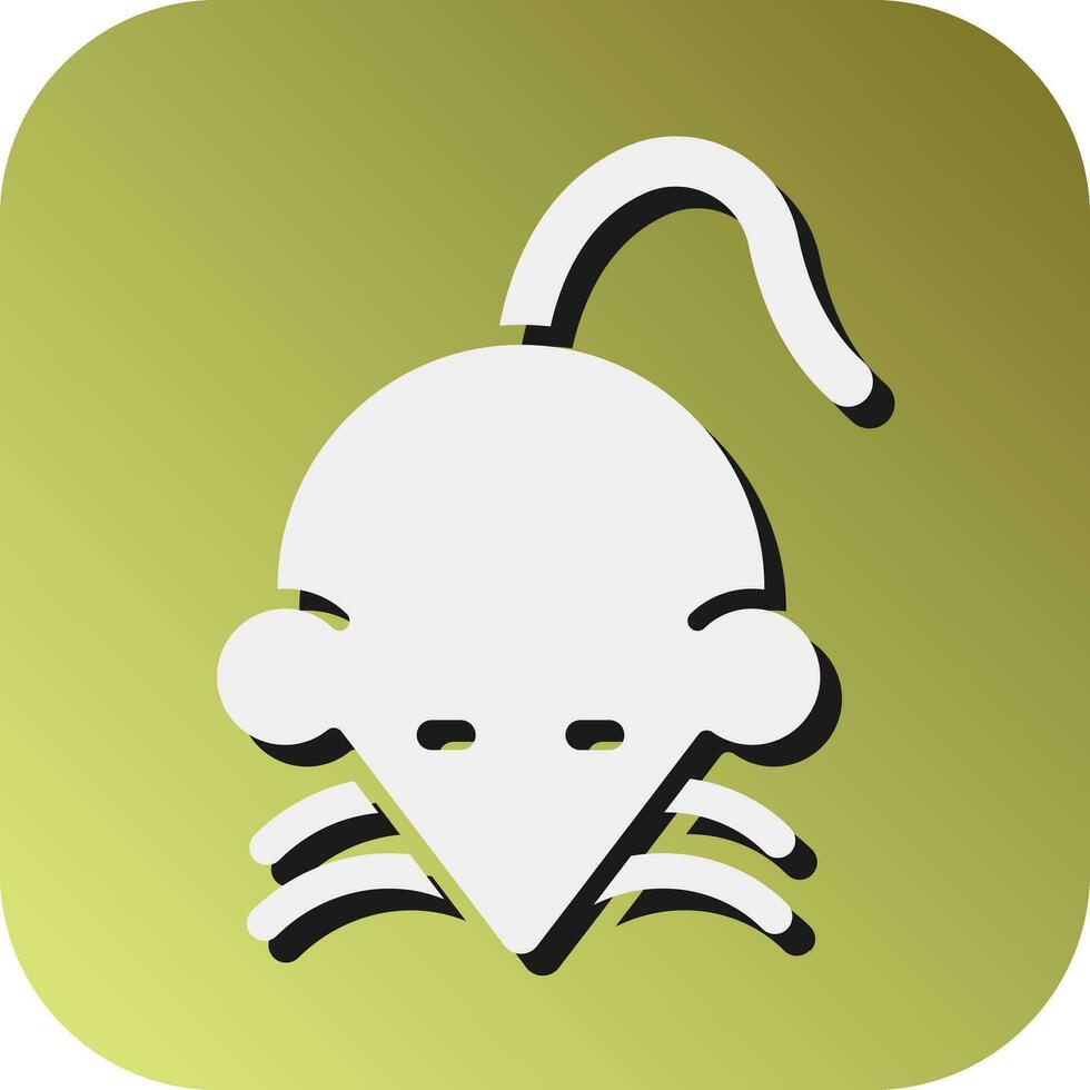 Ratte Vektor Glyphe Gradient Hintergrund Symbol zum persönlich und kommerziell verwenden.