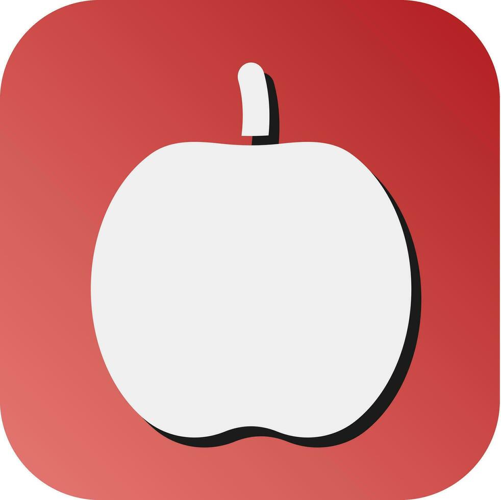 Äpfel Vektor Glyphe Gradient Hintergrund Symbol zum persönlich und kommerziell verwenden.
