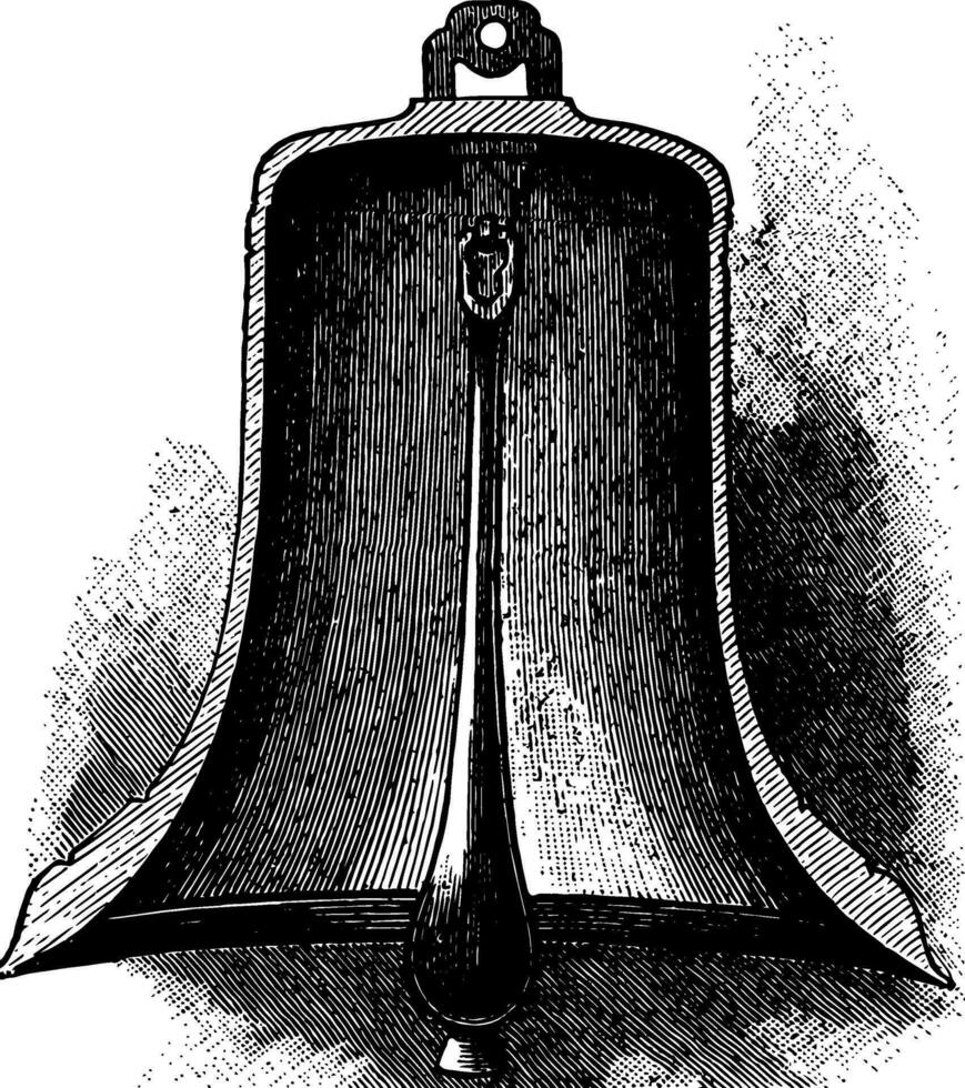 Glocke Jahrgang Illustration. vektor