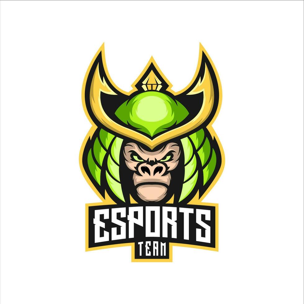 esports team logotyp design vektor