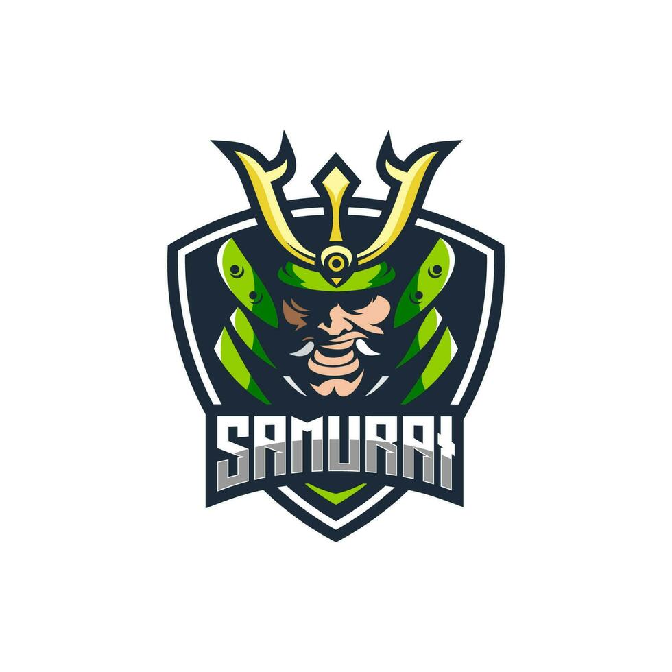 das Logo zum ein Mannschaft namens Samurai vektor