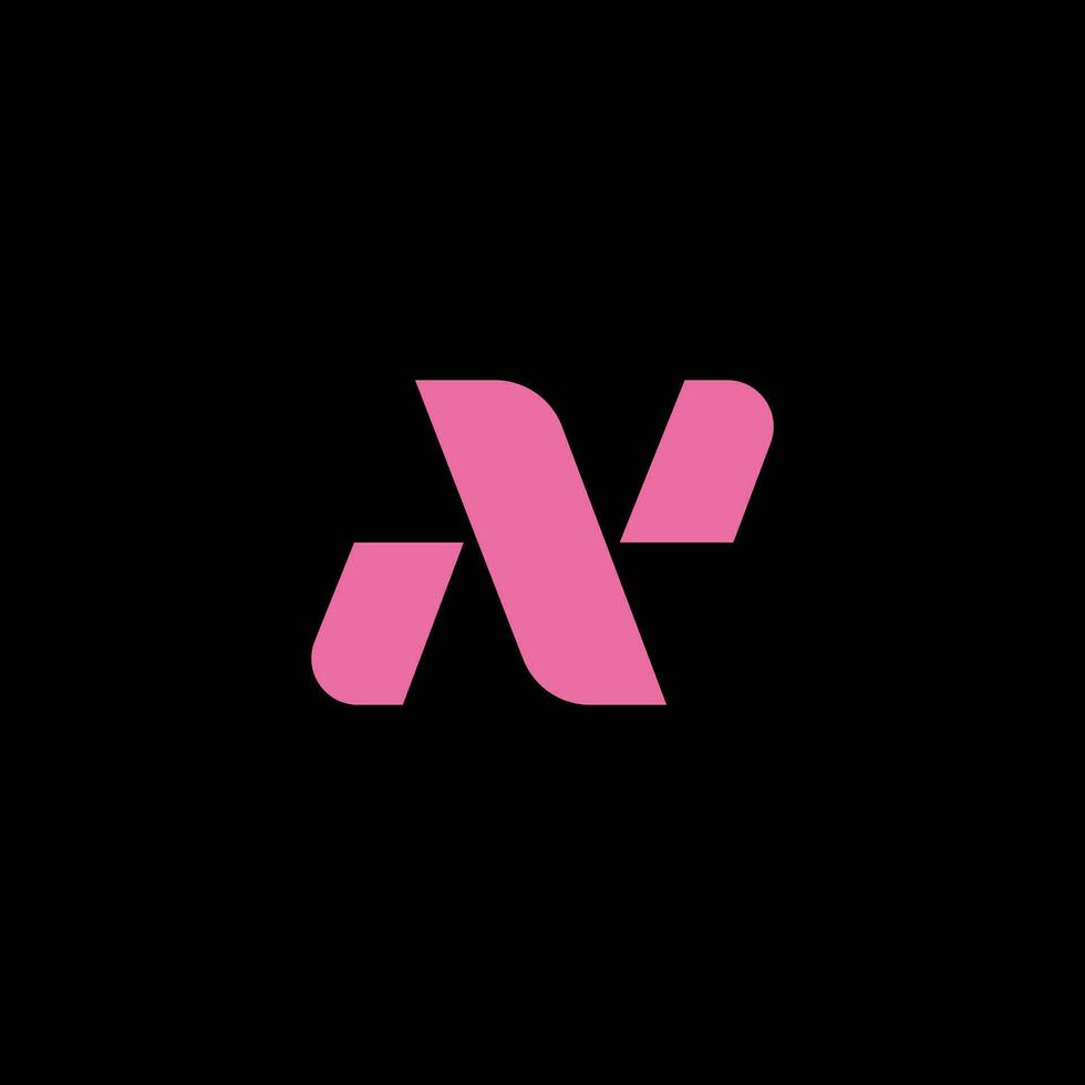 modernes n-logo vektor