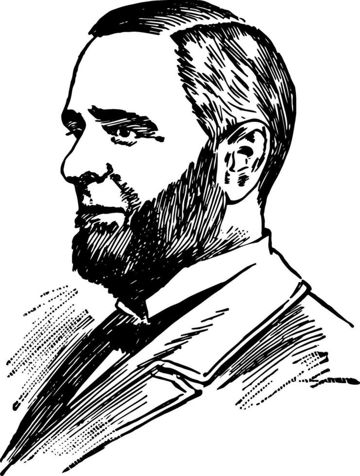 edwin Hurd Konger Jahrgang Illustration vektor