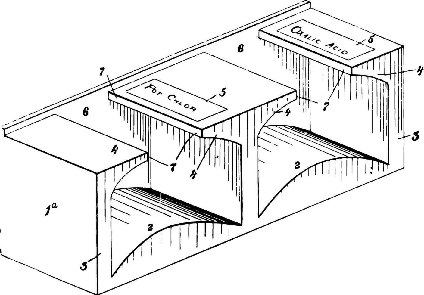 Etikette Halter Jahrgang Illustration. vektor