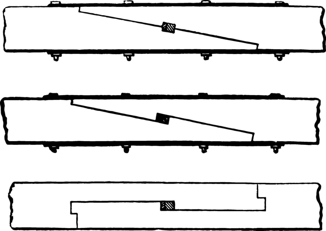 scarfing design, årgång illustration. vektor