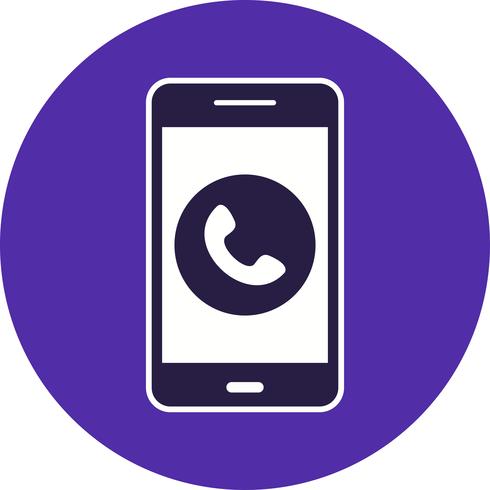 Ring mobil applikationsvektorikon vektor