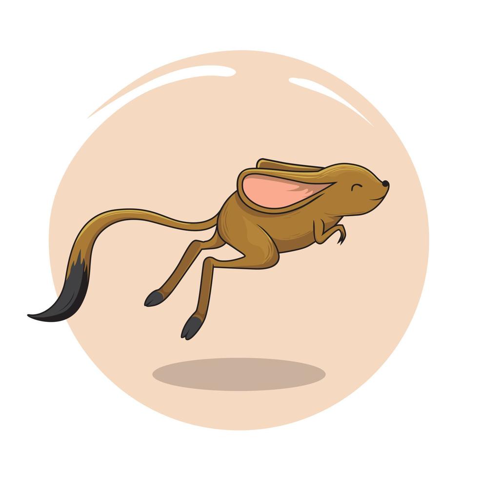 jerboa illustrationer tecknad vektor