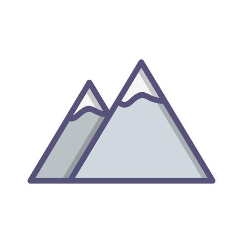 Berge Vektor Icon