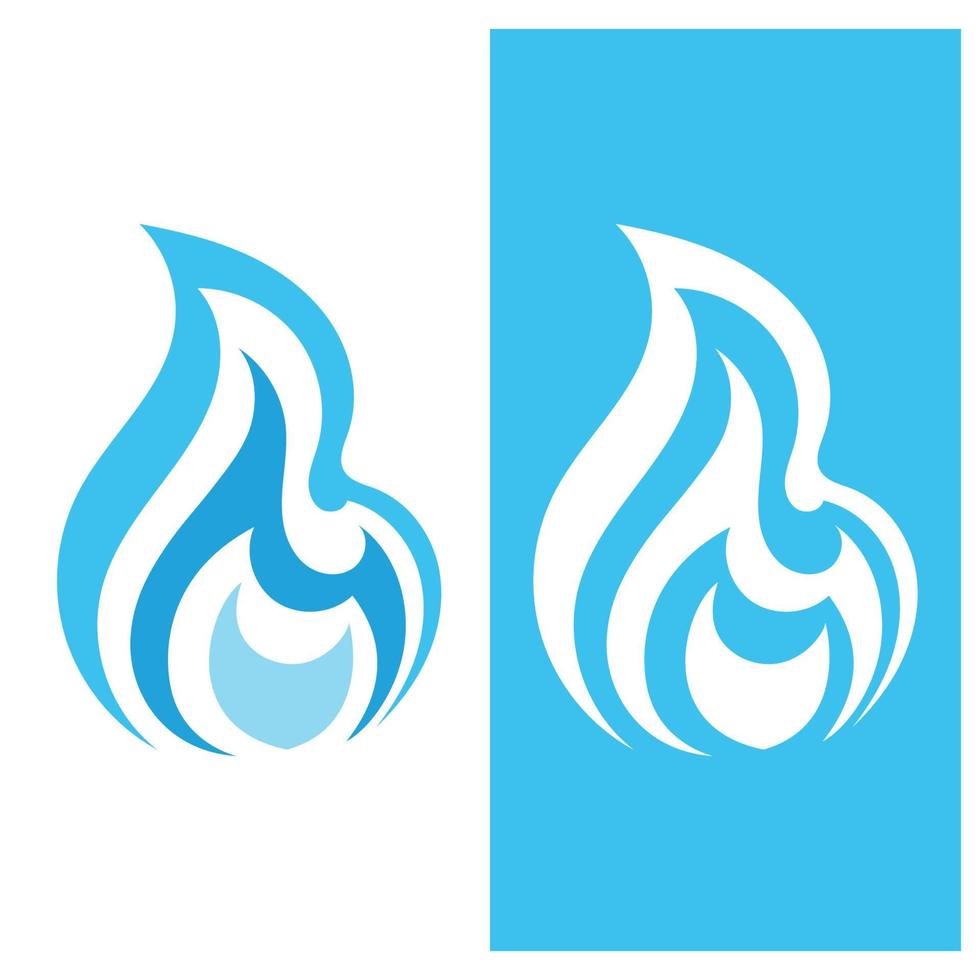 Feuer Logo Vorlage Flamme Symbol Symbol Vektor