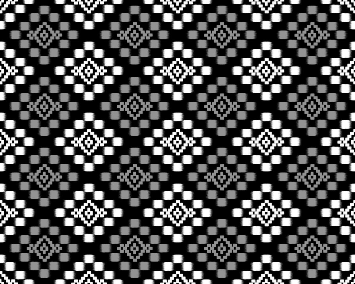 geometrisk etnisk ikat sömlös mönster traditionell. tyg amerikansk, mexikansk stil. aztec stam- prydnad skriva ut. design för bakgrund, tapet, illustration, tyg, Kläder, matta, textil, bati vektor