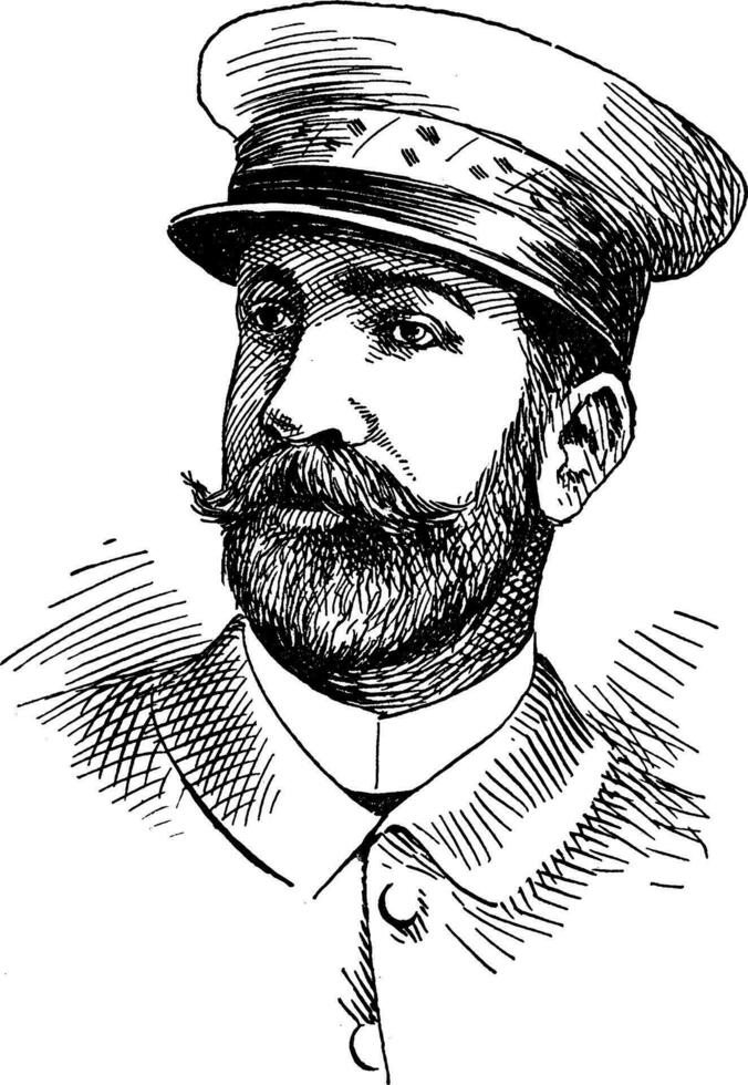 arsenio Linares, Jahrgang Illustration vektor