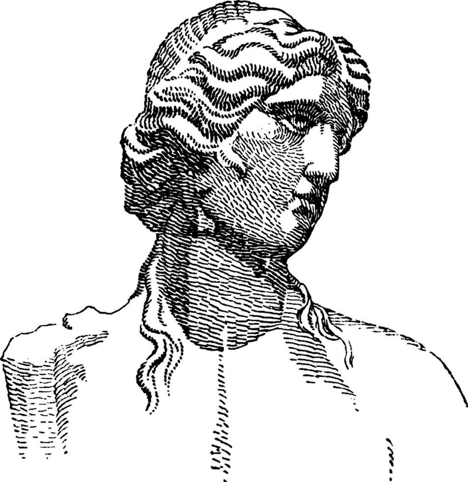 Apollo-Weinleseillustration. vektor