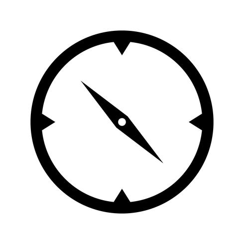 Kompass-Vektor-Symbol vektor