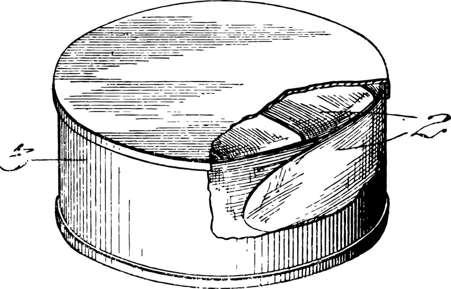 kan foder, årgång illustration vektor