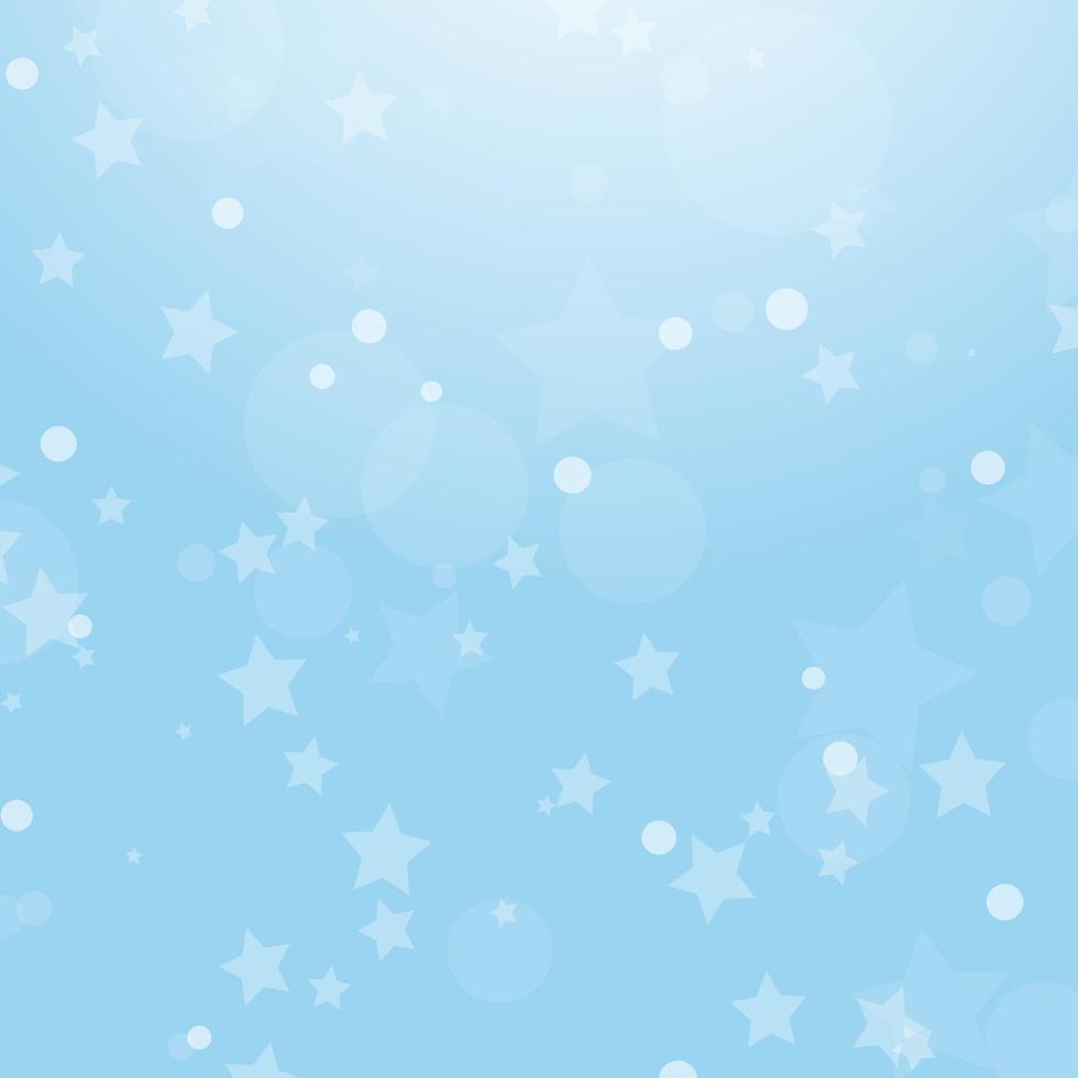 Weihnachten bunter abstrakter Hintergrund mit Kreisen und Sternen in verschiedenen Größen. einfache flache vektorillustration. vektor