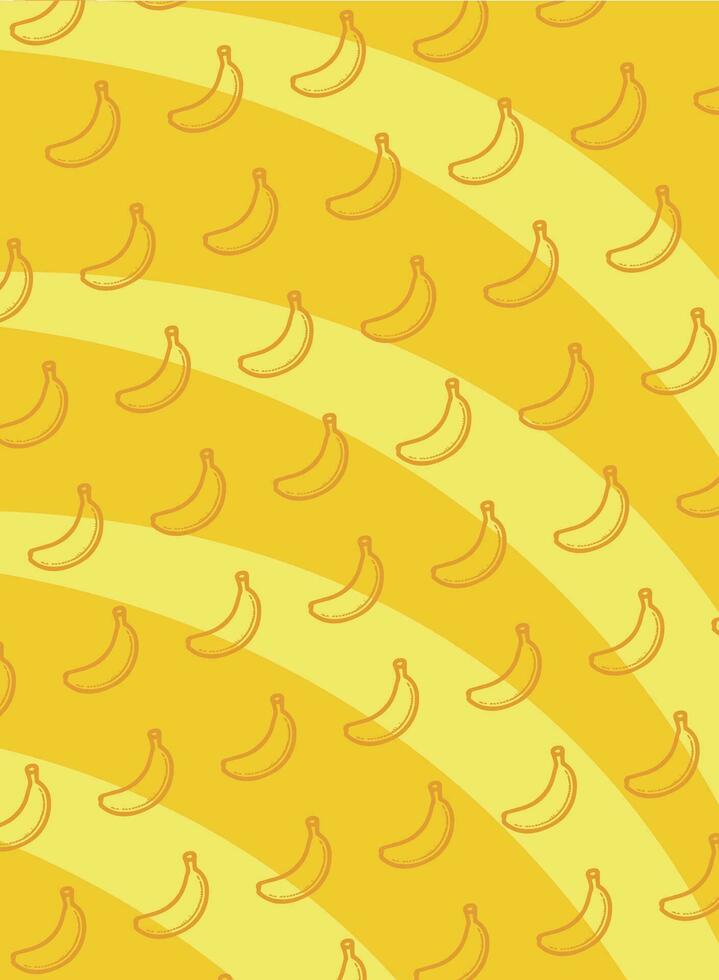 Obst Muster mit Banane Design, Vorlage mit Früchte, Früchte zum Hintergründe, Design, Vektor