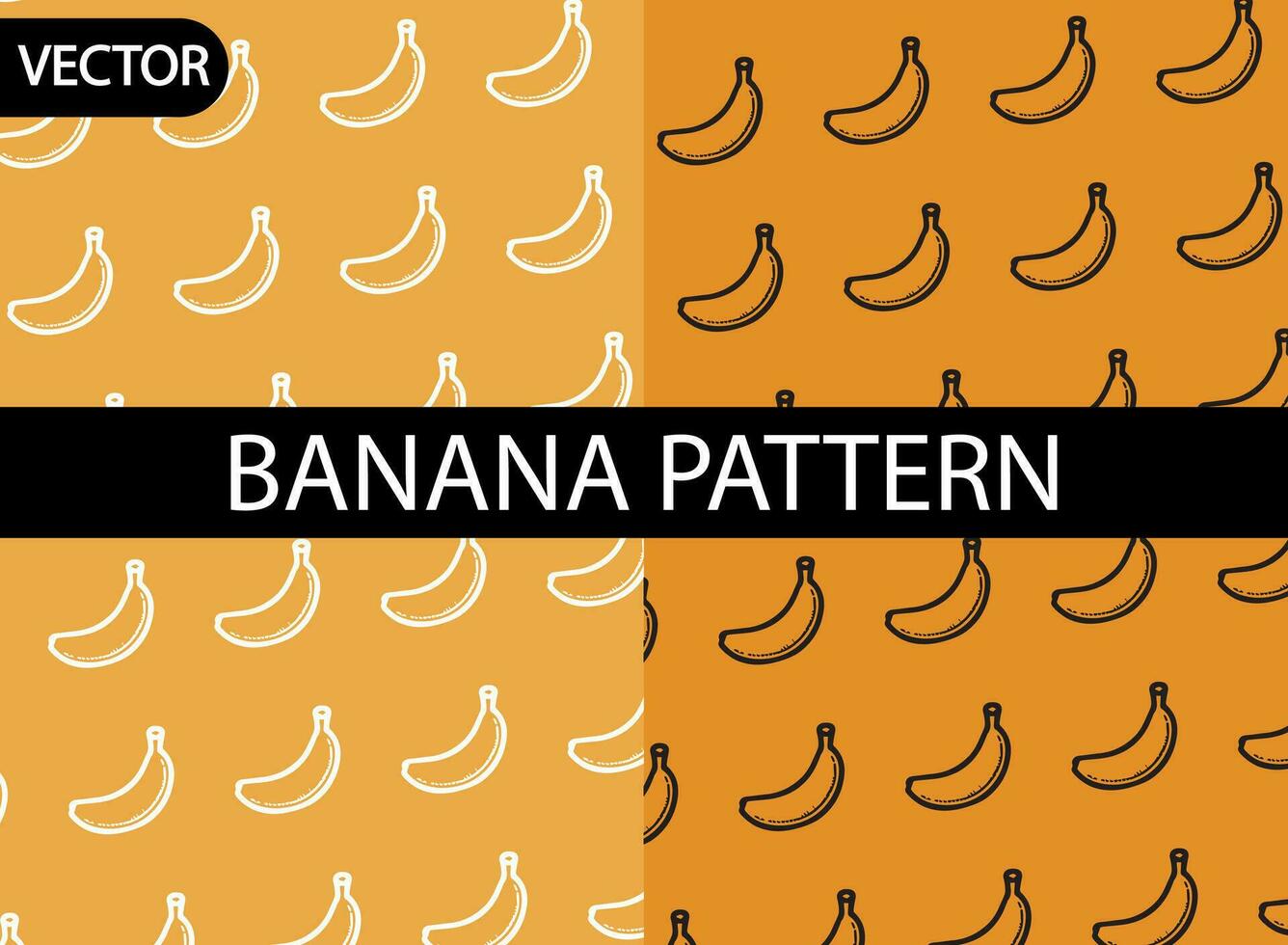 Obst Muster mit Banane Design, Vorlage mit Früchte, Früchte zum Hintergründe, Design, Vektor