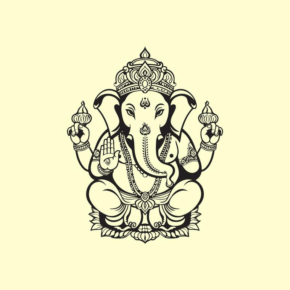 ganesha vektor konst, ikoner, och grafik