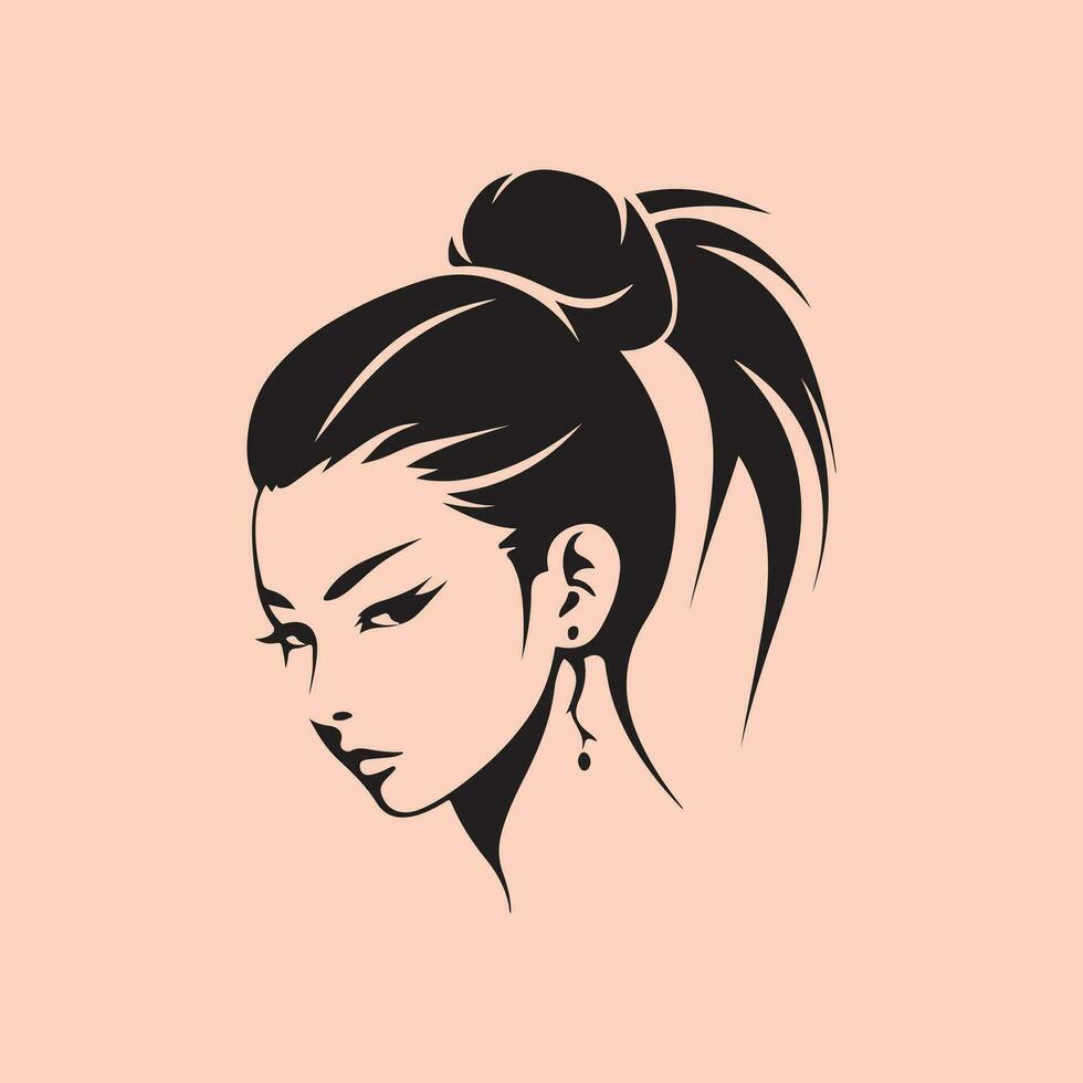asiatisk flicka vektor konst, ikoner, och grafik