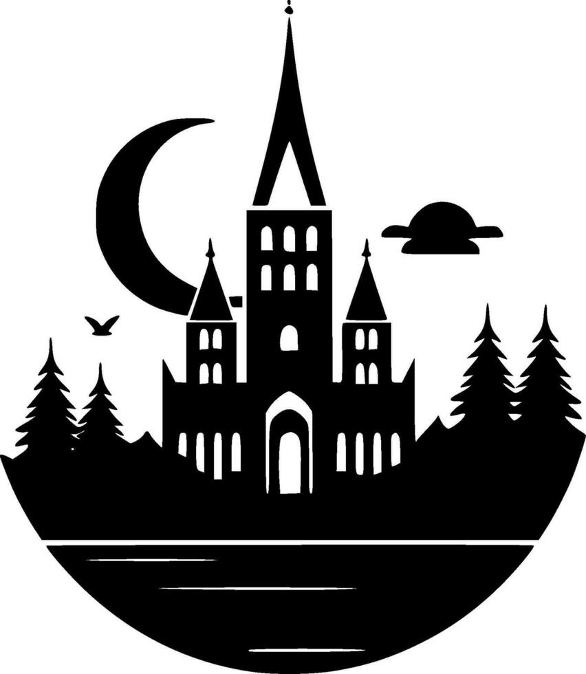gotisch, schwarz und Weiß Vektor Illustration