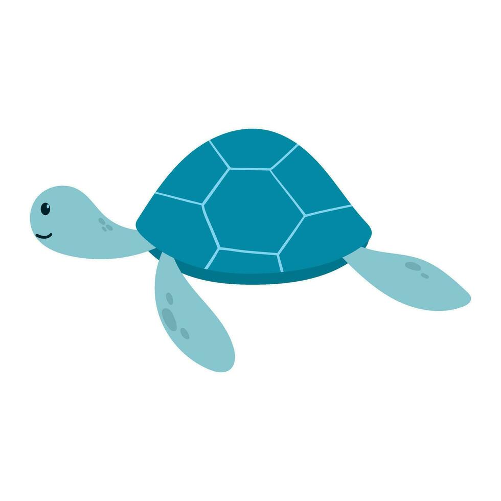 sköldpadda djur- vektor illustration