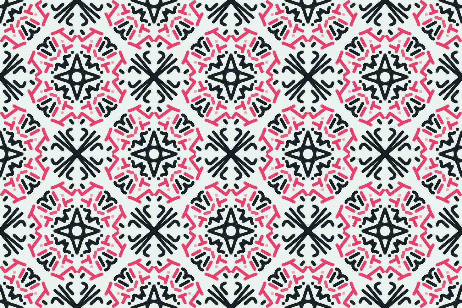 arabicum mönster. balack, rosa och vit bakgrund med arabicum ornament. mönster, bakgrunder och tapeter för din design. textil- prydnad. vektor illustration.