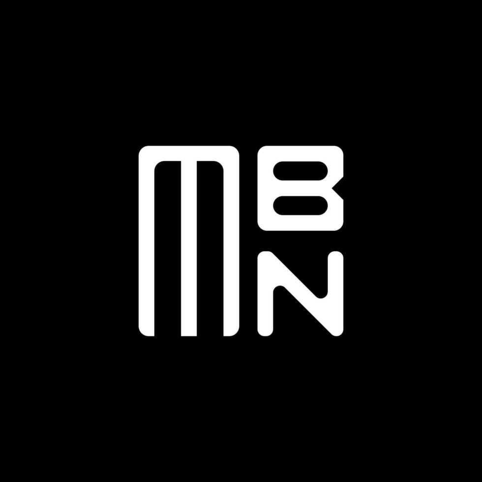 mbn brev logotyp vektor design, mbn enkel och modern logotyp. mbn lyxig alfabet design