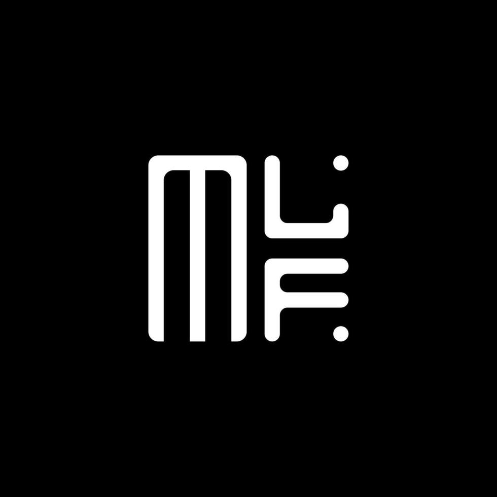 mlf brev logotyp vektor design, mlf enkel och modern logotyp. mlf lyxig alfabet design