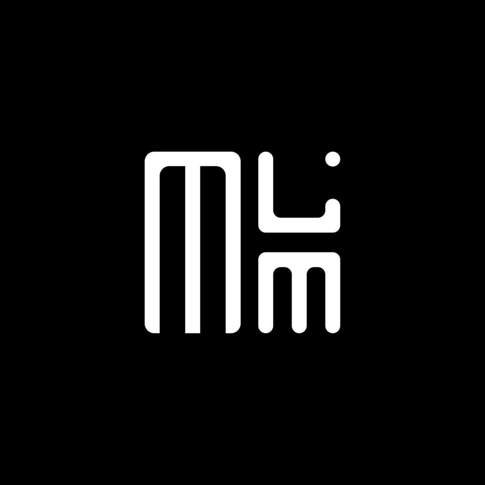 mlm brev logotyp vektor design, mlm enkel och modern logotyp. mlm lyxig alfabet design