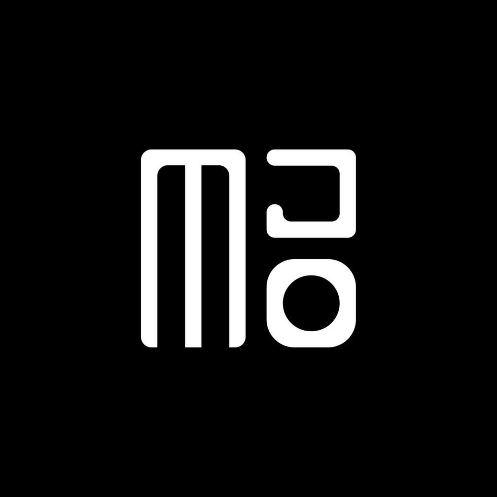 mjo brev logotyp vektor design, mjo enkel och modern logotyp. mjo lyxig alfabet design