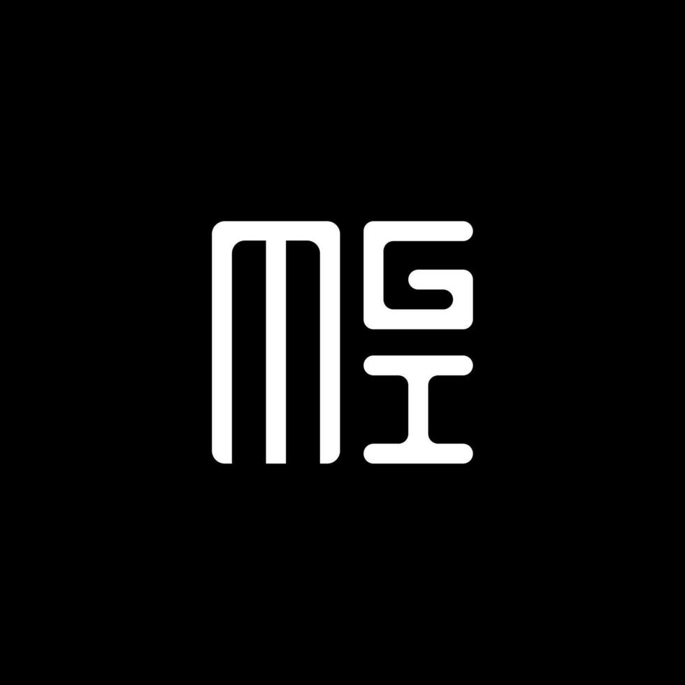 mgi Brief Logo Vektor Design, mgi einfach und modern Logo. mgi luxuriös Alphabet Design