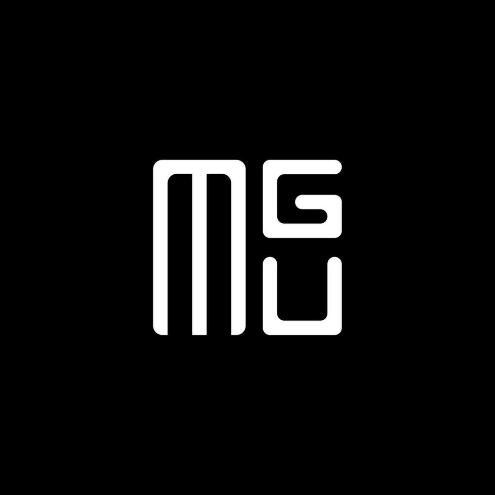 mgu brev logotyp vektor design, mgu enkel och modern logotyp. mgu lyxig alfabet design