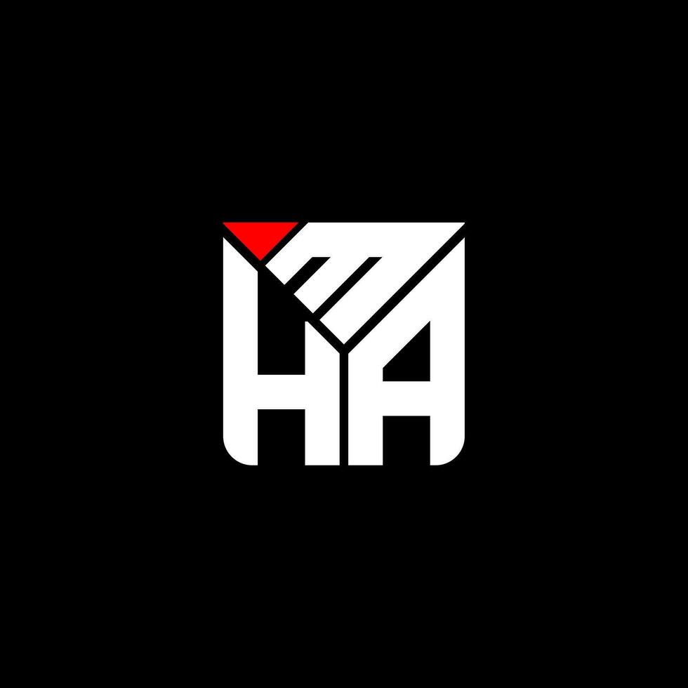 mha brev logotyp vektor design, mha enkel och modern logotyp. mha lyxig alfabet design