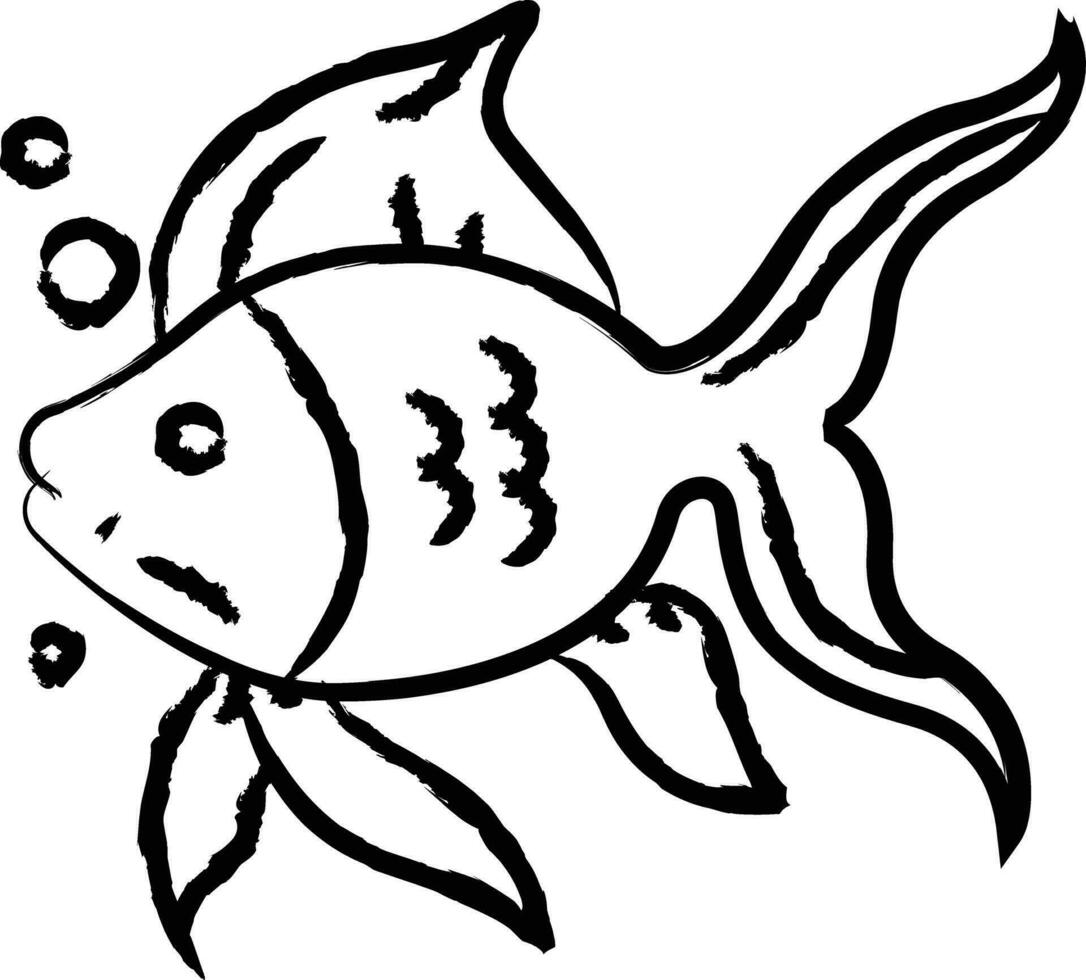 Fisch Hand gezeichnet Vektor Illustration