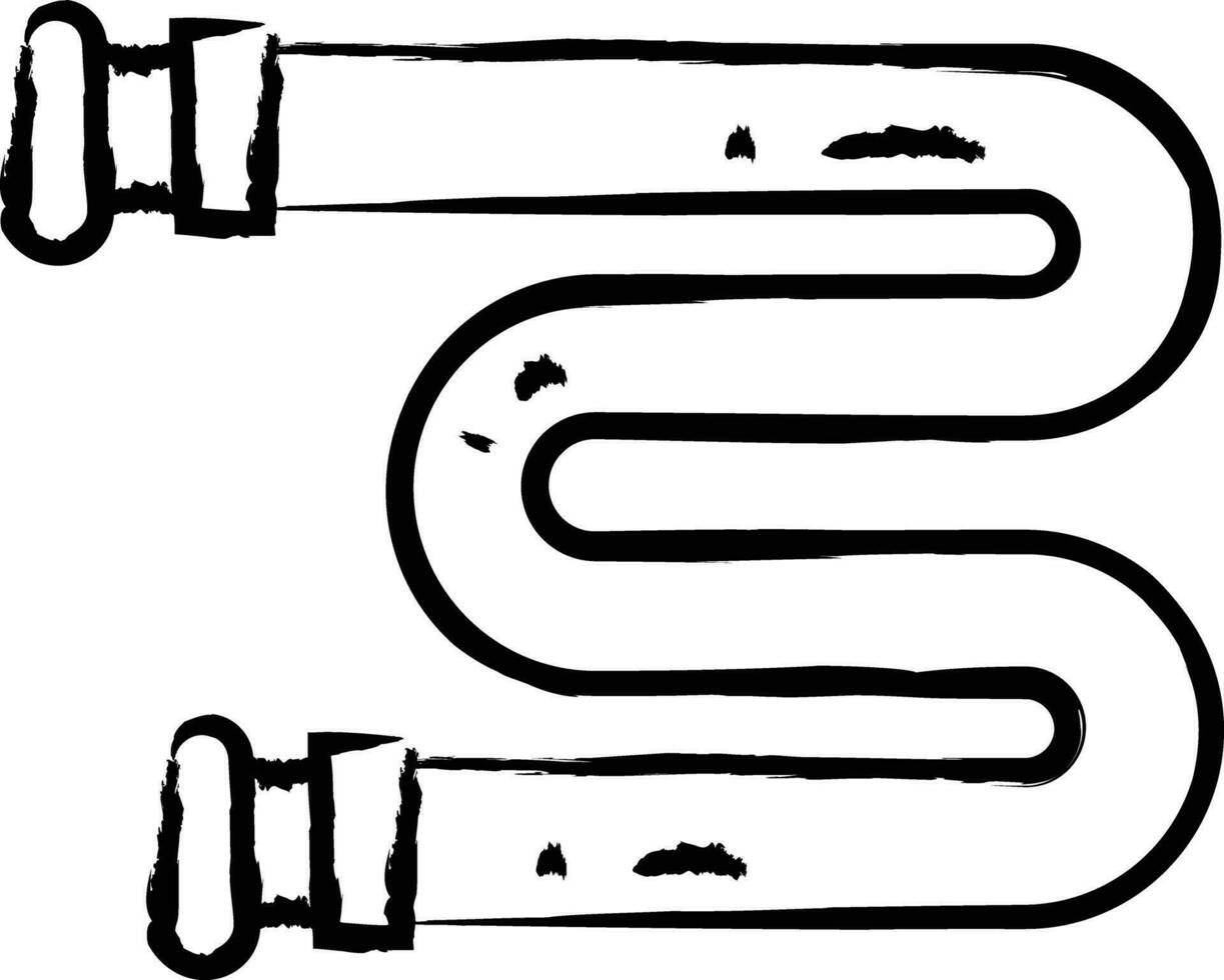 Rohre Hand gezeichnet Vektor Illustration