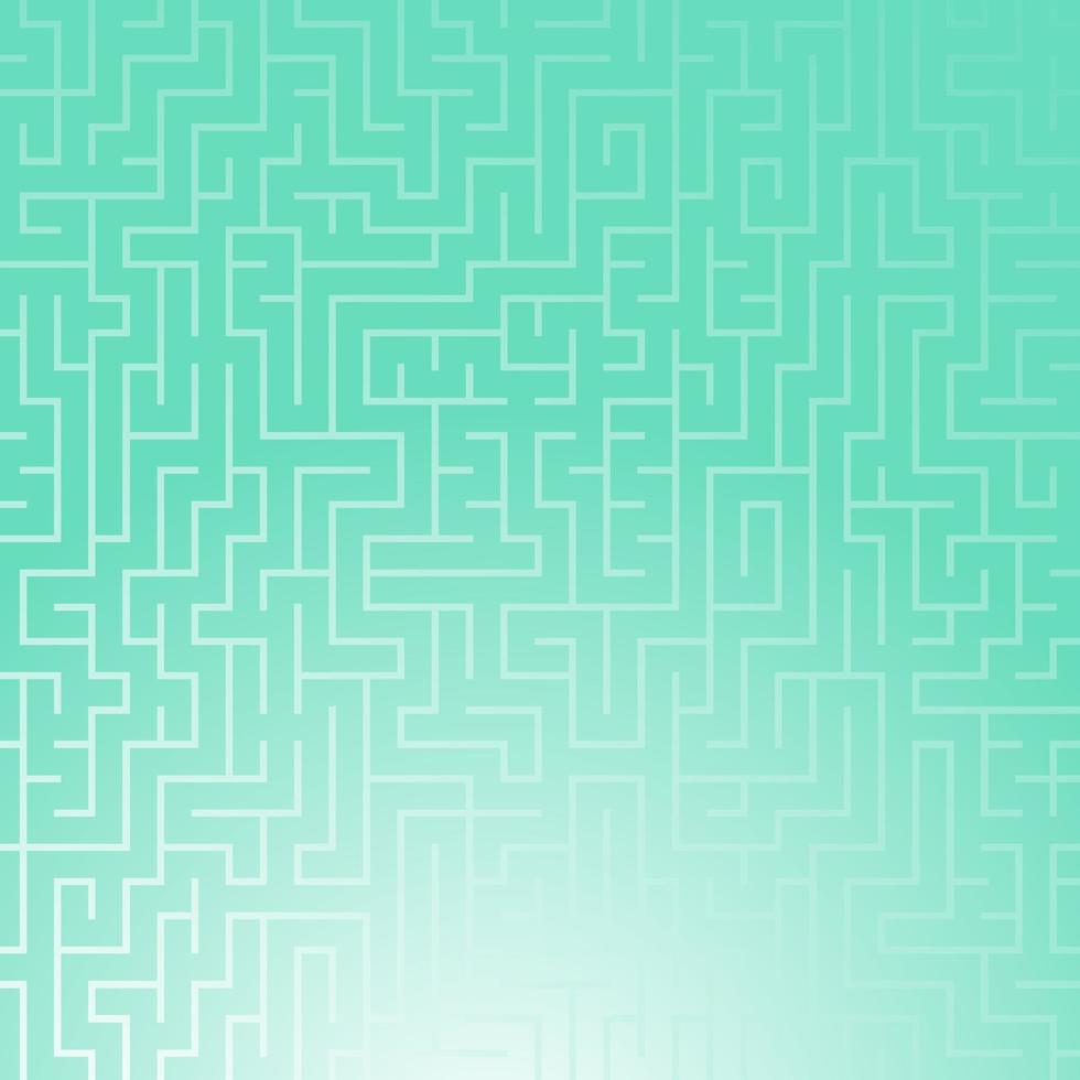 fyrkantig färg labyrint mönster. enkel platt vektorillustration. för design av tapeter, tyger, omslagspapper, omslag, webbplatser. vektor