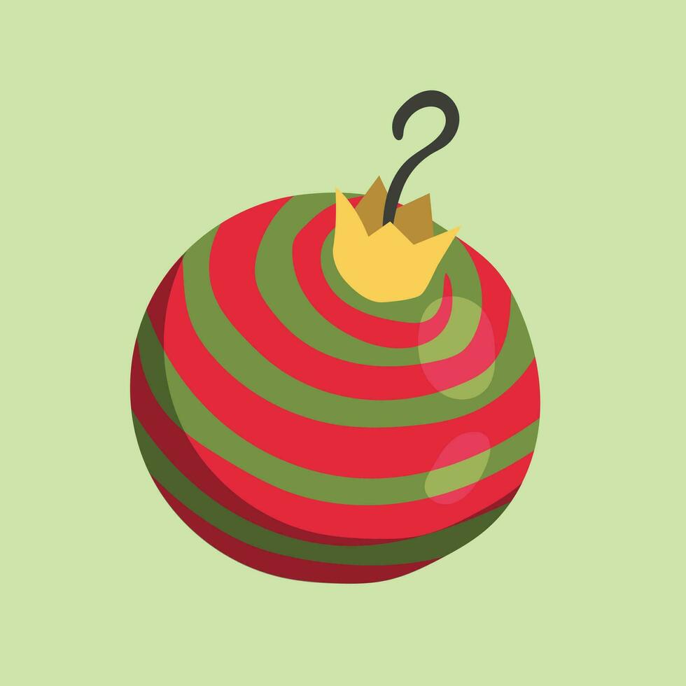 Weihnachten Baum Ornament Symbol. Sozial Medien Post. Weihnachten Dekoration, a Weihnachten Ball vektor