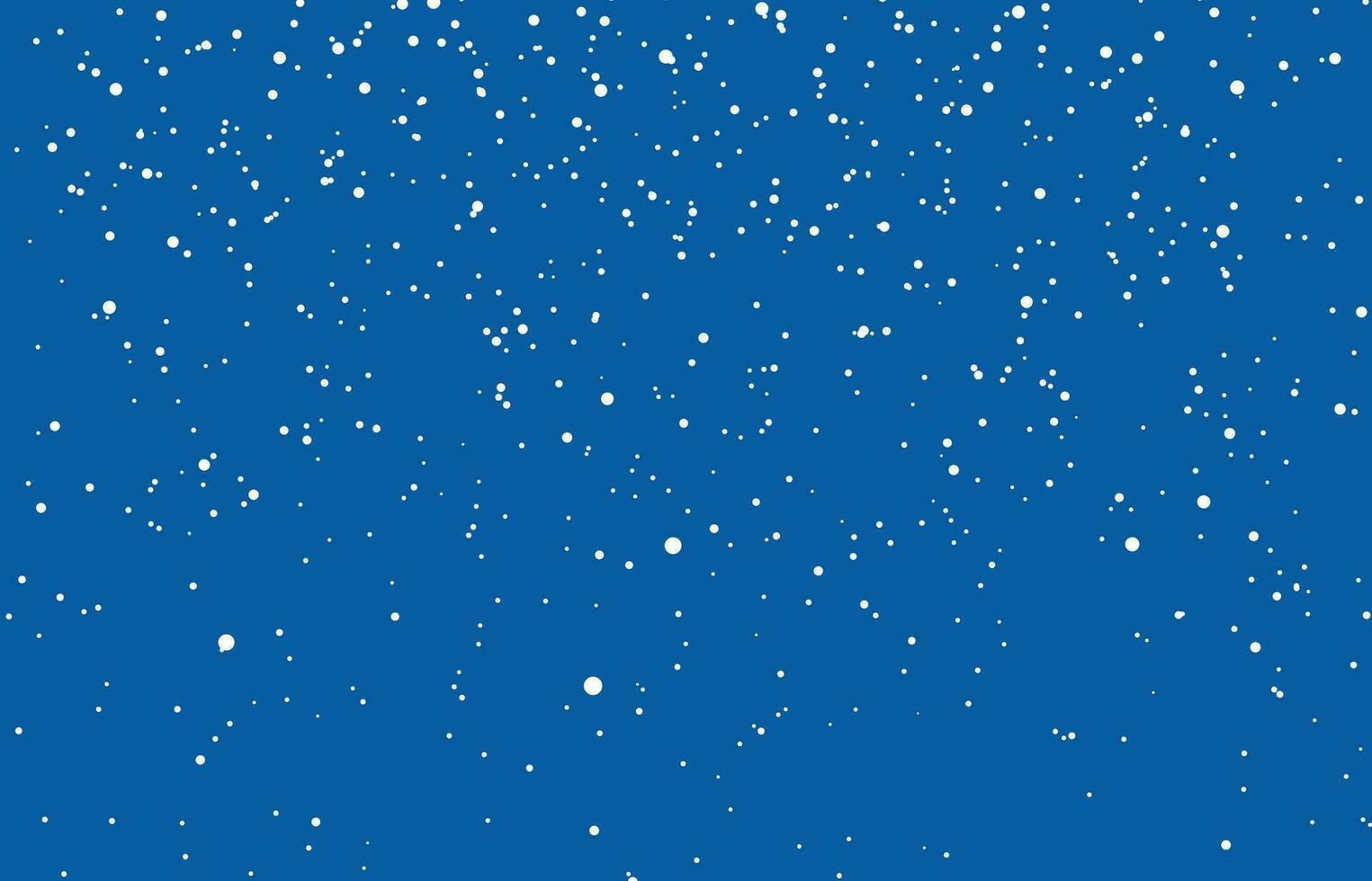 faller snöflingor på blå bakgrund. jul snö. vektor illustration