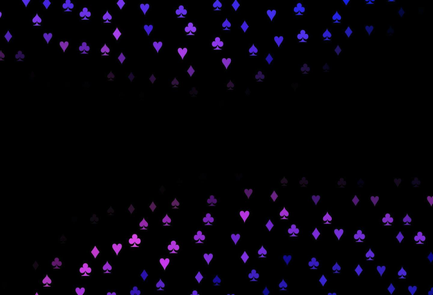 dunkelrosa, blaue Vektortextur mit Spielkarten. vektor