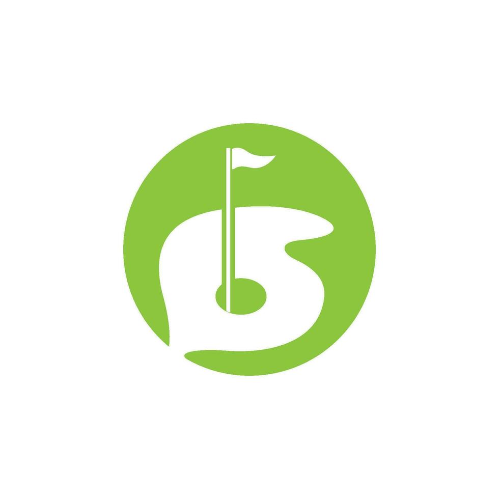 Golf Logo Vorlage Symbol Design vektor