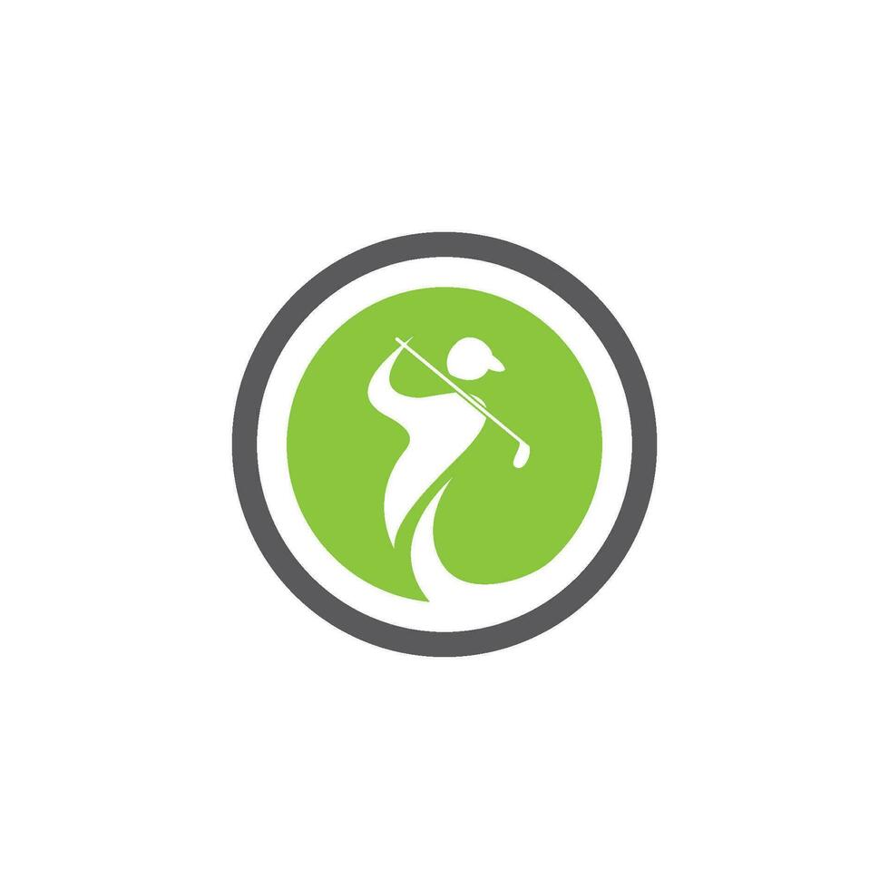 Golf Logo Vorlage Symbol Design vektor