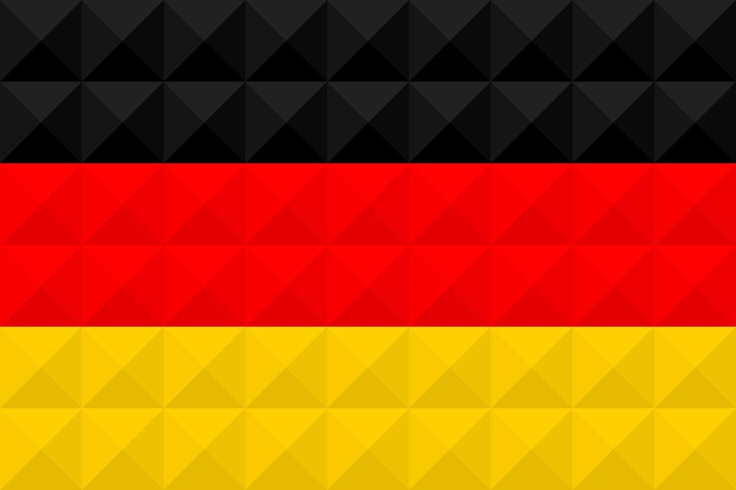 Tysklands konstnärliga flagga med geometrisk design av konceptkonst vektor