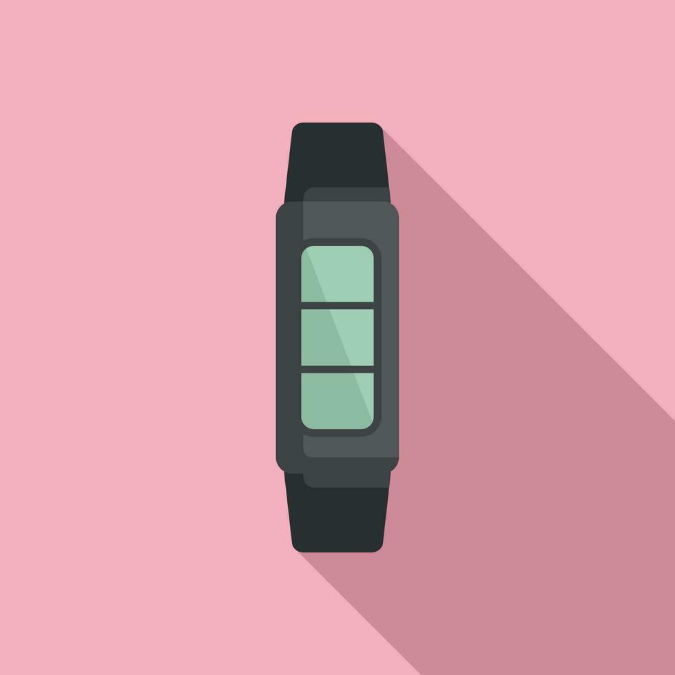 Fitness Band Symbol eben Vektor. Sicherheit Daten Sport vektor