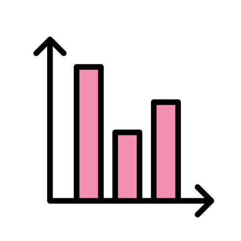 Streckdiagram Vector Icon