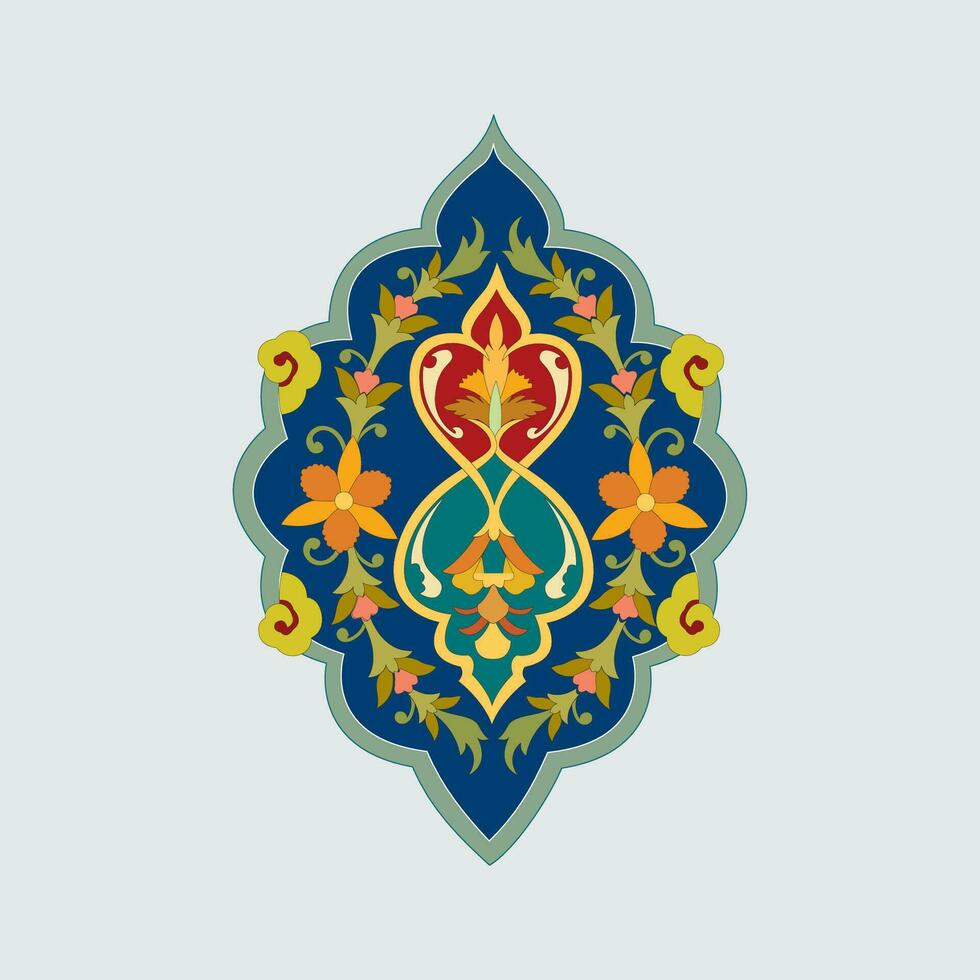 arabicum och islamic ornament för vägg och Hem dekoration vektor
