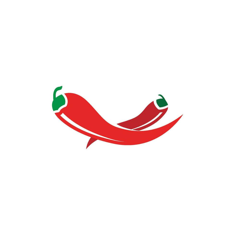 glühende natürliche Chili-Symbol-Vektor-Illustration vektor