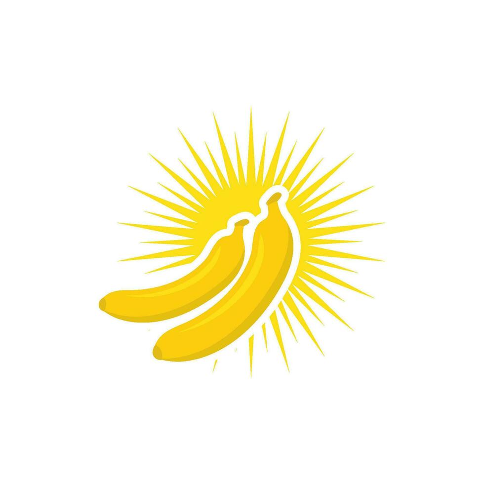 banan vektor ikon illustration design
